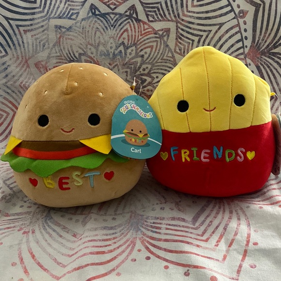 Kellytoy Accessories - Squishmallows Carl and Floyd best friends